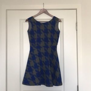 Houndstooth Winter Dress